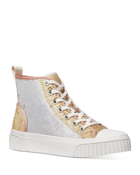 high top sneakers michael kors|Michael Kors gertie high top.